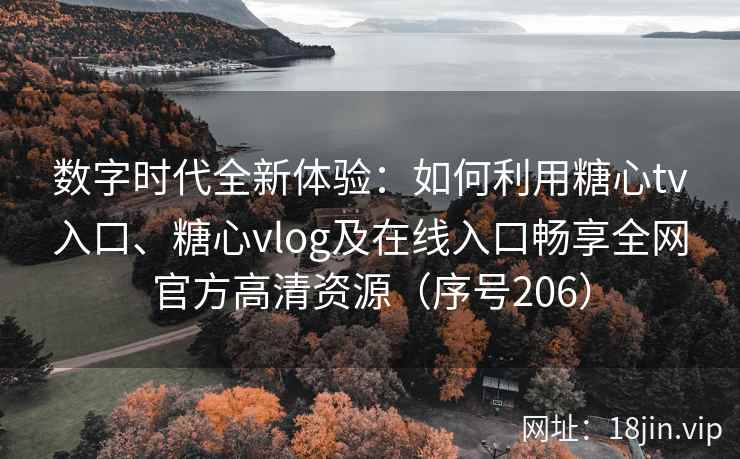 数字时代全新体验：如何利用糖心tv入口、糖心vlog及在线入口畅享全网官方高清资源（序号206）  第2张