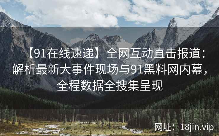 【91在线速递】全网互动直击报道：解析最新大事件现场与91黑料网内幕，全程数据全搜集呈现  第2张