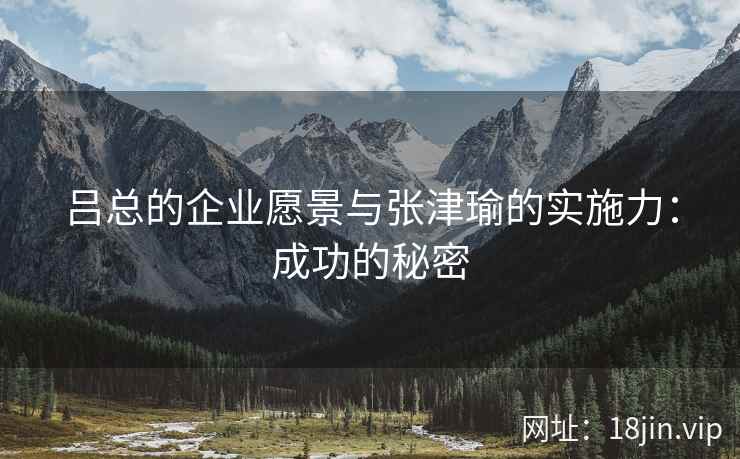 吕总的企业愿景与张津瑜的实施力：成功的秘密  第1张